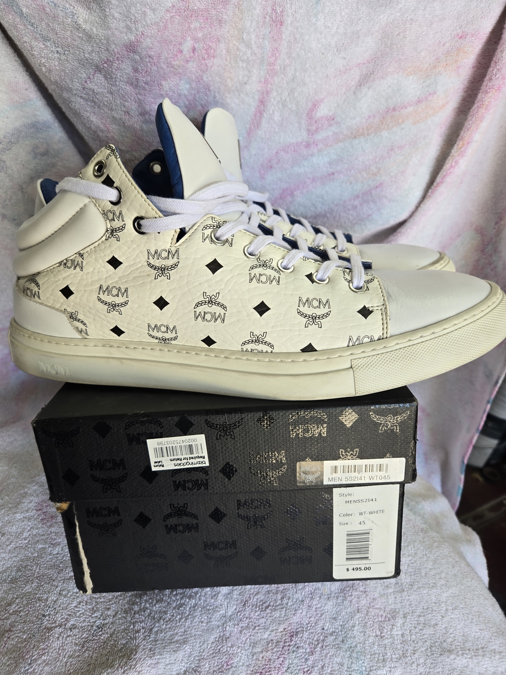 MCM Mens Sneakers Sz 45
